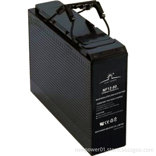 Low Discharge Battery and Front Terminal Battery (NF12-80)